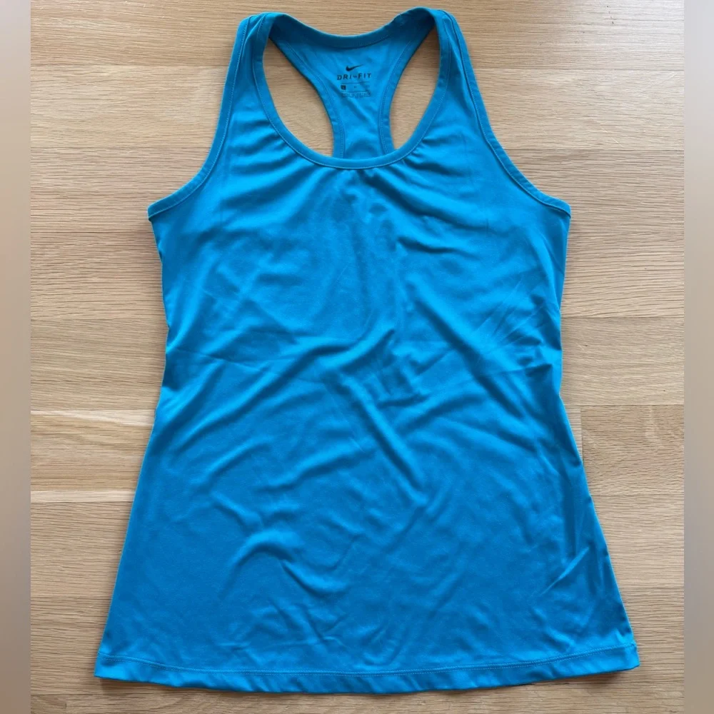 Nike Dri-FIT Racerback Workout Tank Top - Blue - Size Small - Picture 2 of 8